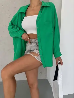 Minimal Oversize Gömlek