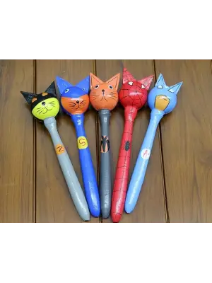 Ahşap 5li Marakas Seti Polos:13