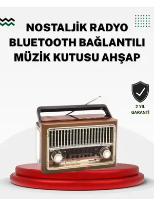 Ahşap Görünümlü Masaüstü Bluetooth Cihaz
