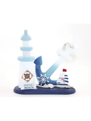 Ahşap Marin Çapalı Deniz Feneri Alk2451