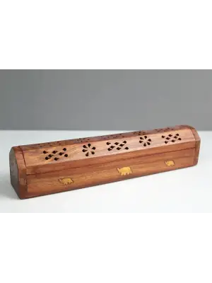 Ahşap Maun Tabut Tütsülük Model 1