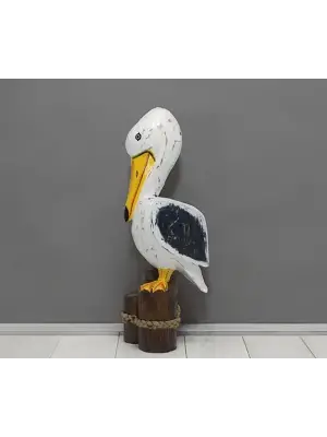 Ahşap Pelikan 50 Cm