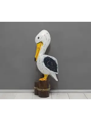 Ahşap Pelikan 50 Cm