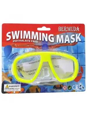 Omarı Çocuklar İçin Kartela Tek Maske - Renkli ve Eğlenceli Tasarım