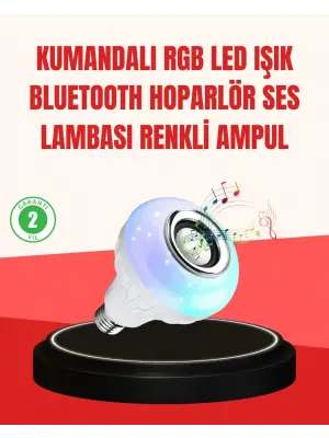 Akıllı Led Ampul – E27 Uyumlu Ve Müzik Çalarlı Tasarım