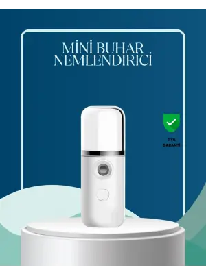 Akıllı Pro Teknolojili Şarjlı Nemlendirici – Portatif Cilt Ve Hava Nemlendirici Cihaz