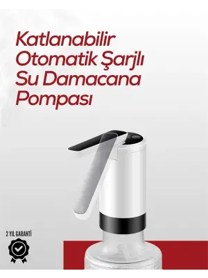 Akıllı Şarjlı Daana Pompası Tek Tuşla Su Dolum