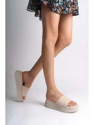 Şık Düz Topuklu Tabaan Bayan Terlik