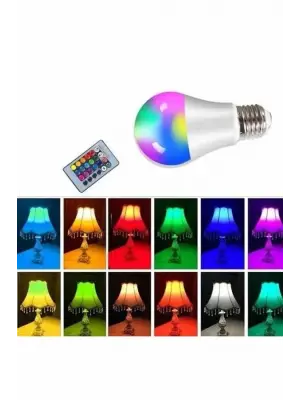 Ambiyans Aydınlatma Rgb Led Lamba Kumandalı Renk Değiştirebilen