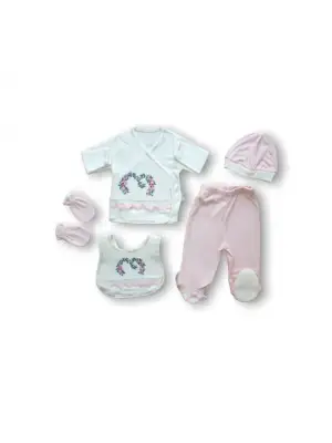 Özgün Nakışlı 5li Zıbın Takımı