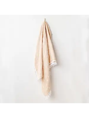 Omarı Ultra Hafif ve Nefes Alabilen Bebek Battaniyesi - Beige