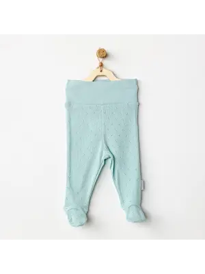 Omarı Yumuşak Dokulu Bebek Patikli Pantolon Yeşil