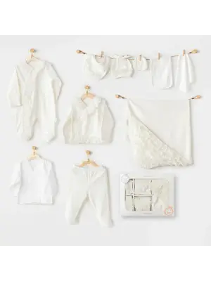 Omarı Şık Kız Hastane Çıkışı Takımı Ekru