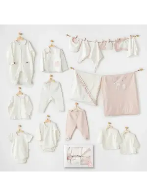 Andywawa AC25952 Ballerina 20 Parça Hastane Çıkışı Ekru