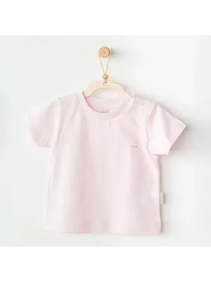 Andywawa Ac25971 Casual Bebek Tişört Pink
