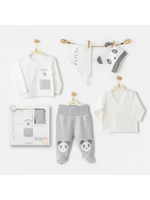 Andywawa AC26020 Keep Smiling 5li Hastane Çıkışı Grey