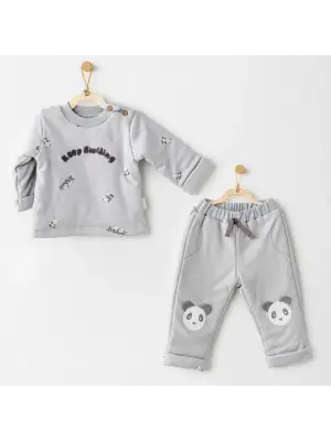 Andywawa AC26028 Fiber Keep Smiling 2li Takım Grey