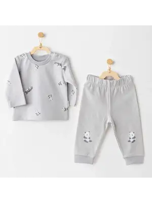 Andywawa AC26029 Keep Smiling 2li Takım Grey