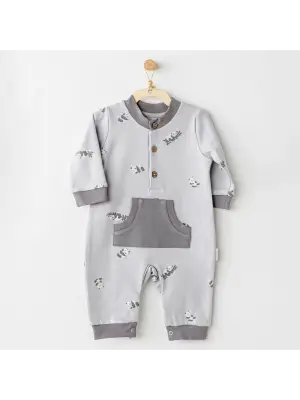 Omarı Gri Renkli Uzun Tulum