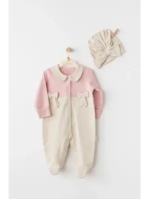 Omarı Özel Tasarım Pembe Tulum Takım