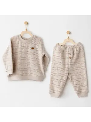 Andywawa AC26134 Wawa Exclusive 2li Takım Beige