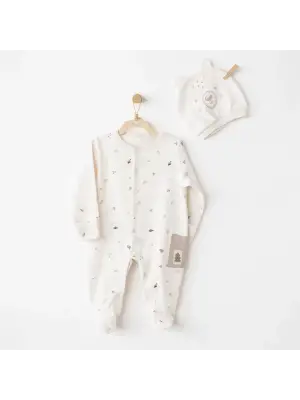 Andywawa AC26183 My 1 St Wardrobe Tulum Takım Ekru