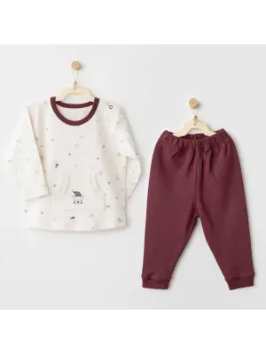 Andywawa Ac26184 My 1 St Wardrobe 2li Takım Burgundy