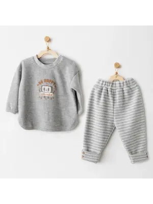 Andywawa AC26212 Casual 2li Takım Grey