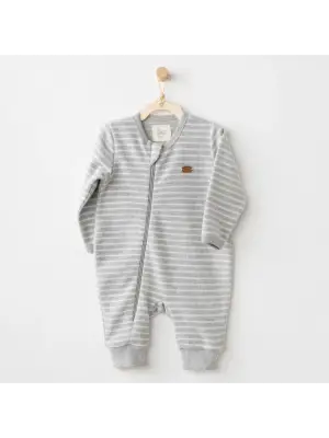 Omarı Şık Gri Casual Tulum - Rahat ve Tarz Tasarım