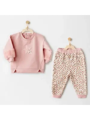 Andywawa Ac26233 Little Leopard 2li Takım Pink