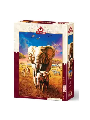 Omarı Anne Fil Temalı Parça Puzzle