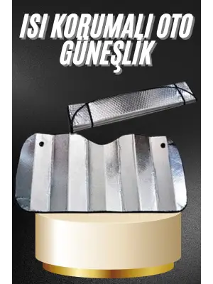 Araba Ön Cam Güneşliği Katlanabilir Oto Güneşlik Tüm Araç Modellerine Uygun