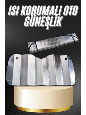 Araba Ön Cam Güneşliği Katlanabilir Oto Güneşlik Tüm Araç Modellerine Uygun