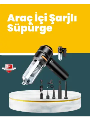 Araç İçi Derinlemesine Temizlik İçin Kompakt Ve Ergonomik El Süpürgesi