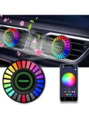 Araç İçi Koku Hazneli Rgb Sese Duyarlı Led Işık
