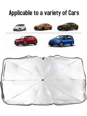 Araç İçi Ön Cam Şemsiye Güneşlik