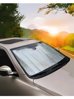 Araç Ön Cam Güneşlik Katlanabilir Uv Koruma Ford Focus Renault Megane Skoda Superb Honda Civic