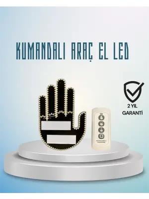 Aracınız İçin Eğlenceli Ve Güvenli İletişim: Led Jest Lambası, Uzaktan Kumandalı, Kolay Montaj