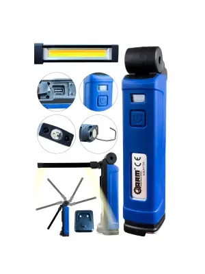 Arm Esen173-a 1000 Lümen Mıknatıslı Döner Başlıklı Powerbank Şarjlı Tamirci Feneri