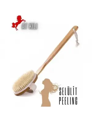 At Kılı Kuru Islak Selülit Peeling Fırçası