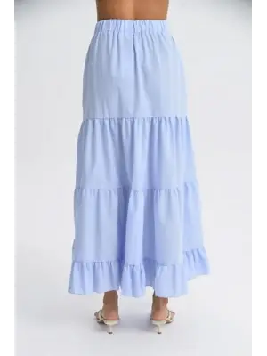 Fıfrlı Yırtmaç Detay Etek