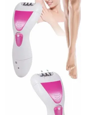 Ayak Törpü Başlıklı Epilatör Aleti 4 Başlıklı Taşınabilir Şarjlı Epilasyon Cihazı