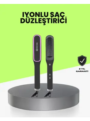 Ayarlanabilir Isılı Saç Düzleştirici Tarak İyon Teknolojili