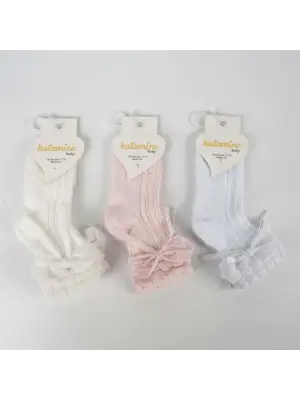 Aylina Aks File Bebek Soket Çorap K43016 Asorti