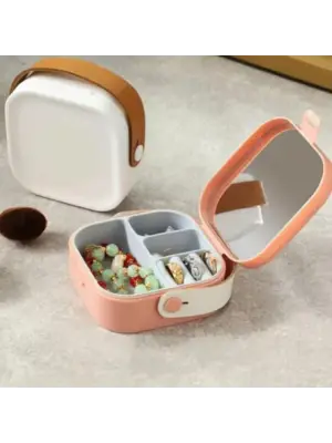 Aynalı Makyaj Kutusu Çanta Boy