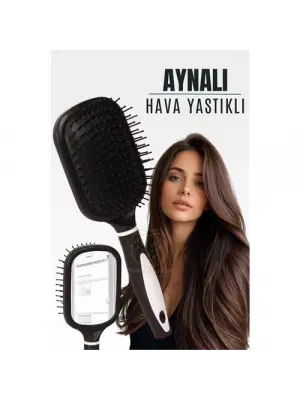 Aynalı Tarak Hava Yastıklı Ergonomik Tarak