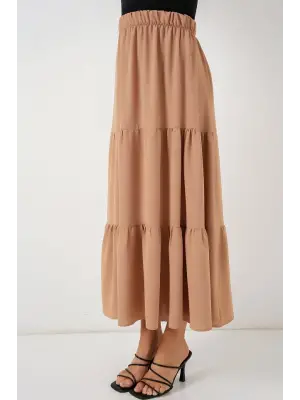 Ayrobin Uzun Etek 8048 - Bisküvi