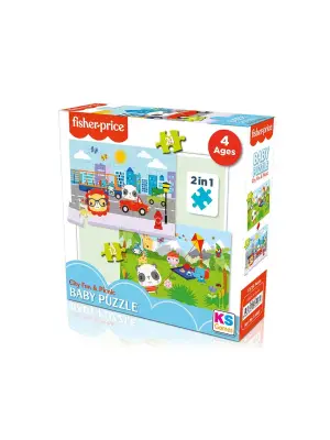 Omarı Eğlenceli Piknik Temalı Bebek Puzzle Oyuncağı
