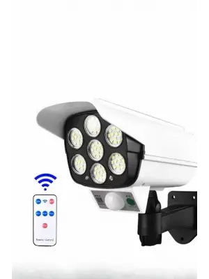 Bahçe Aydınlatması Hareket Sensörlü Led Aydınlatma Kamera Görünümlü