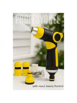 Bahçe/Oto Yıkama Tabancası Ayarlanabilir Hız Ayarı Yüksek Basınçlı Ayarlanabilir Nozul